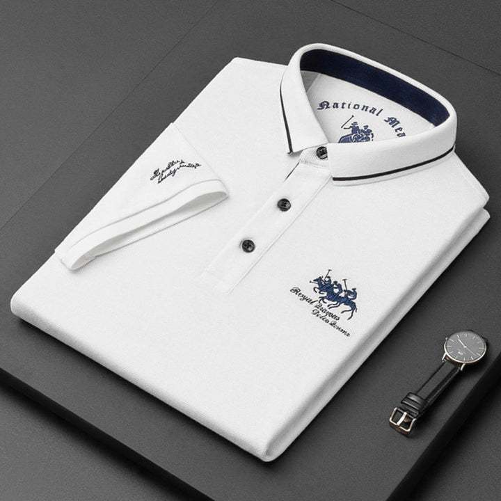Casual Button Down Polo Shirt for Men