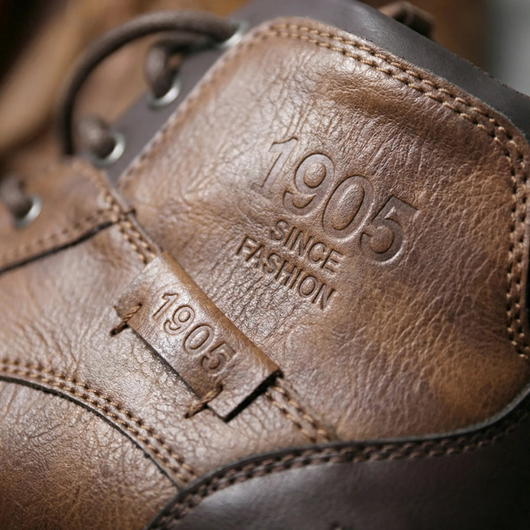 Bravonx - Lace-Up Ankle Boot For Men