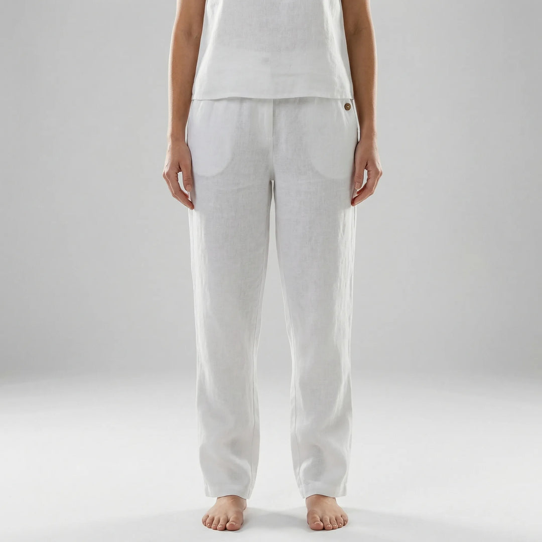 Brelova - Wide-Leg Relaxed Fit Pants