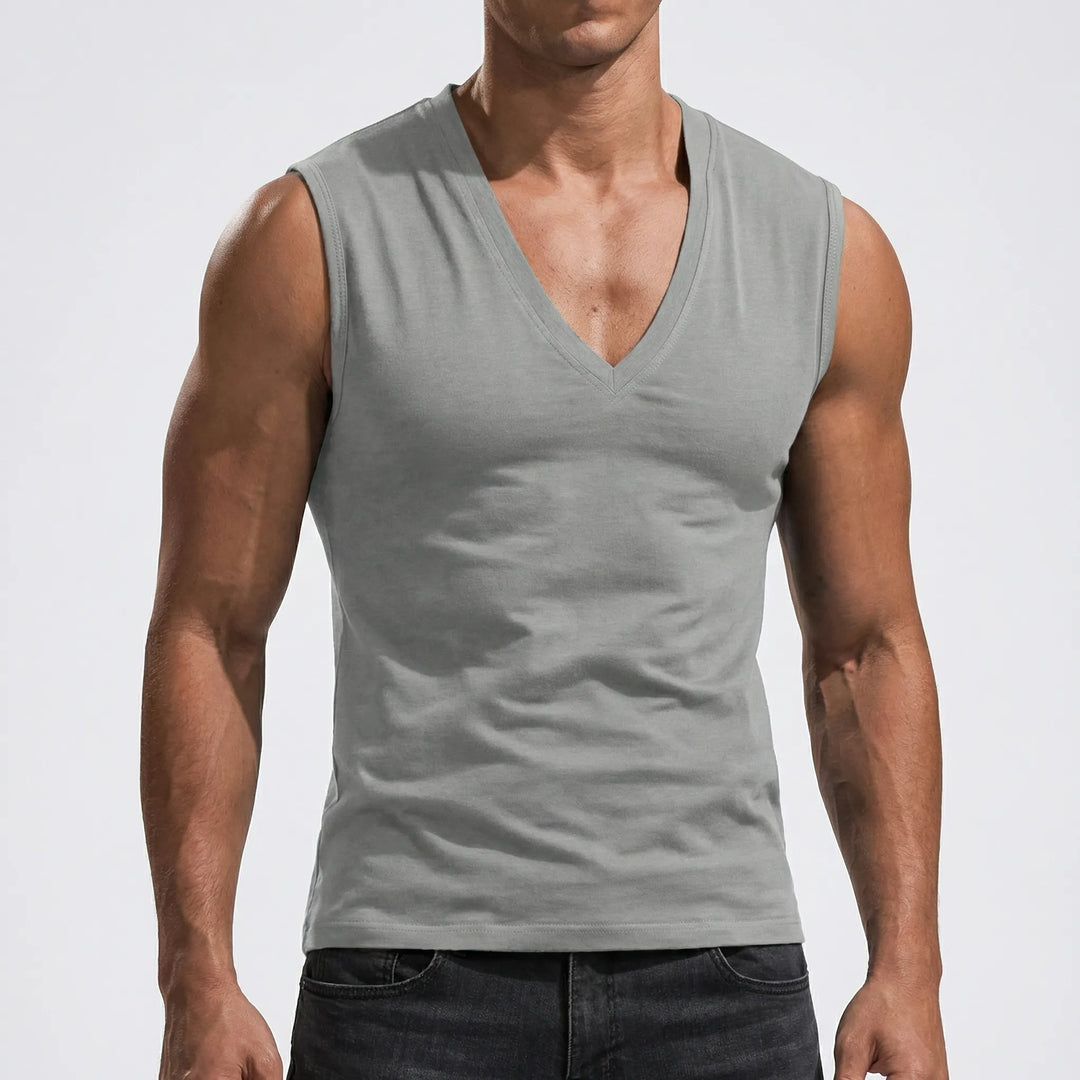 Brezvik - Sleeveless V-Neck Summer Tank