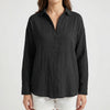 Relaxed Fit Button-Down Blouse