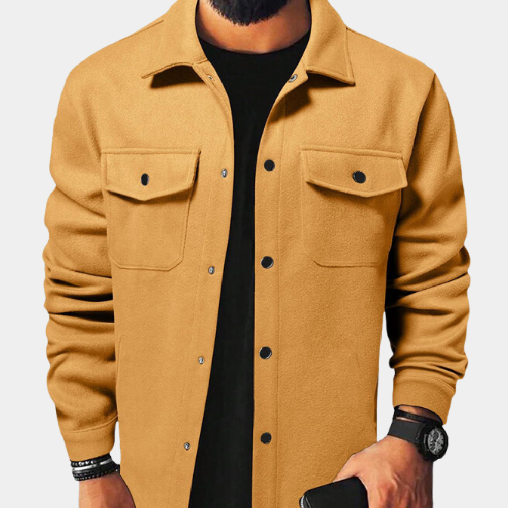 Button-Down Jacket for Men