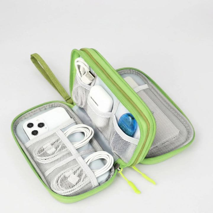 Cablivo - Double-Layer Travel Cable Organizer Pouch