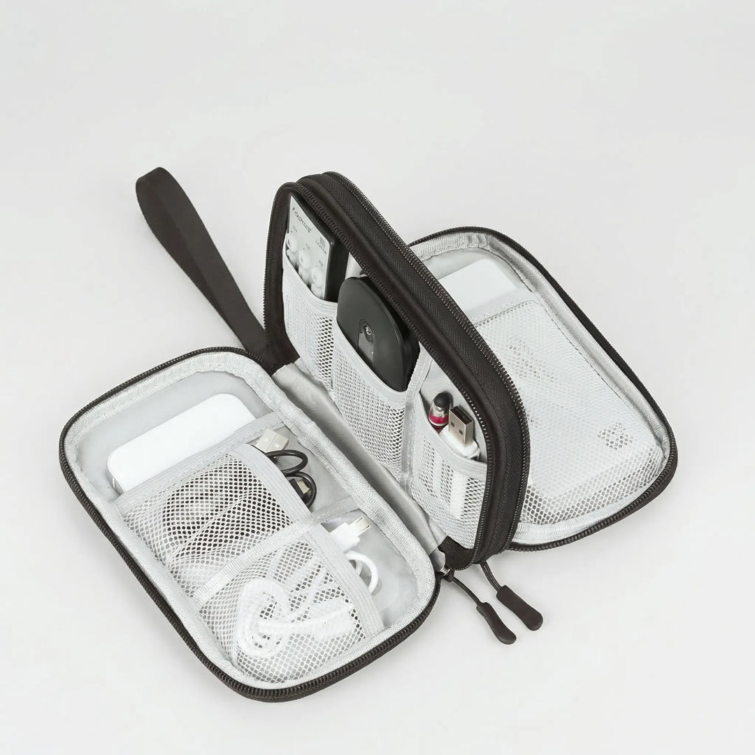 Cablivo - Double-Layer Travel Cable Organizer Pouch