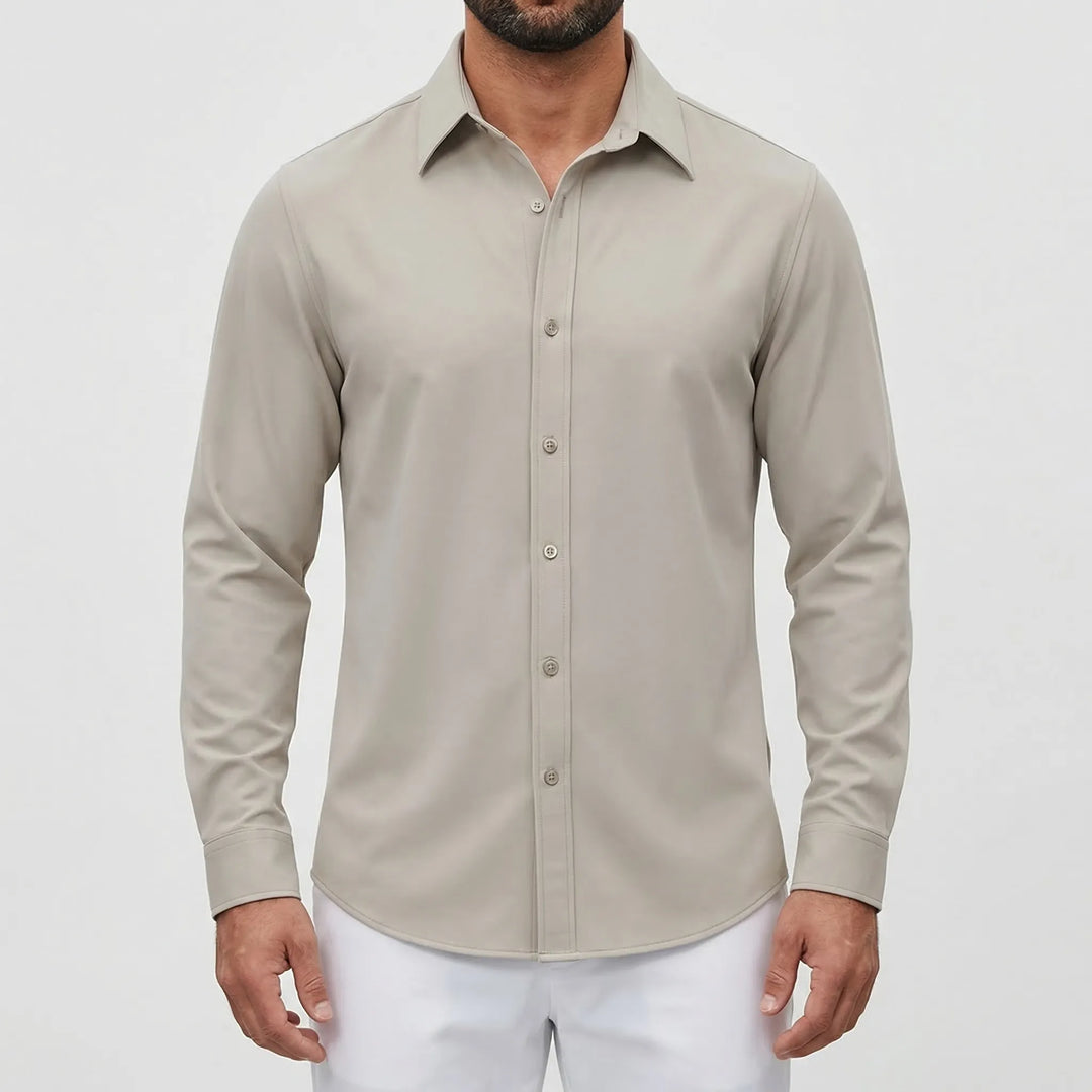 Calvrex - Long Sleeve Casual Button-Down Shirt