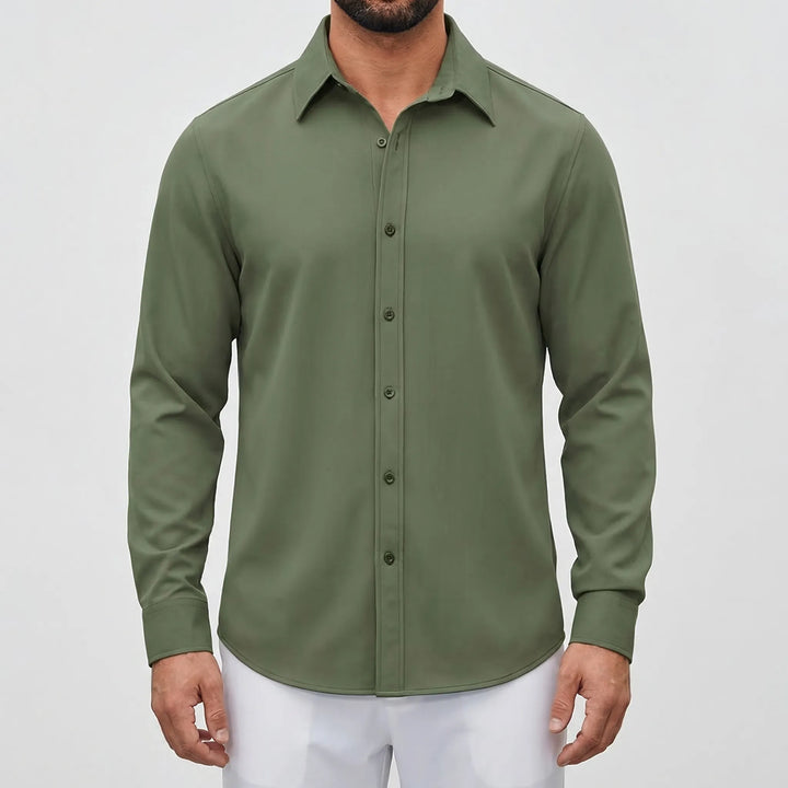 Calvrex - Long Sleeve Casual Button-Down Shirt