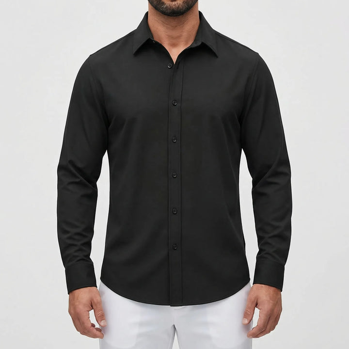 Calvrex - Long Sleeve Casual Button-Down Shirt