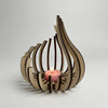 Sculptural Teardrop Candle Holder