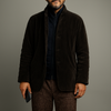 Retro Casual Solid Color Jacket for Men