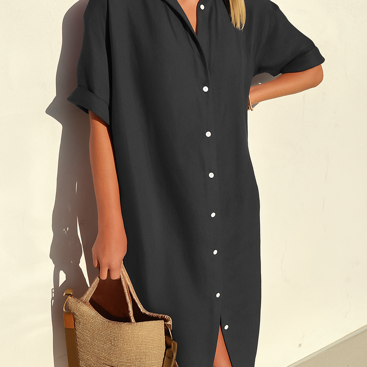 Women’s Linen Shirt Dress