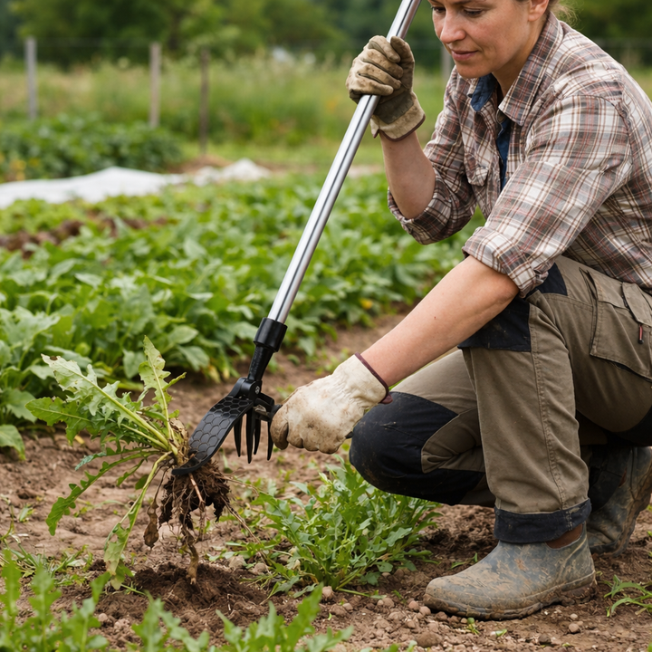 Claw-Style Manual Weed Puller Head