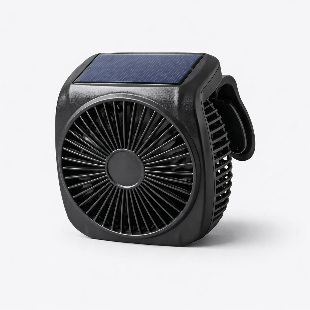 Solar-Powered Car Window Ventilation Fan