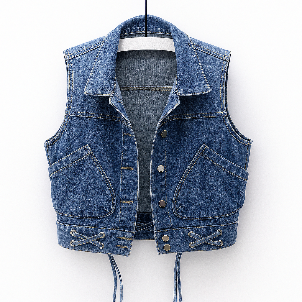 Women’s Lightweight Denim Vest Tops