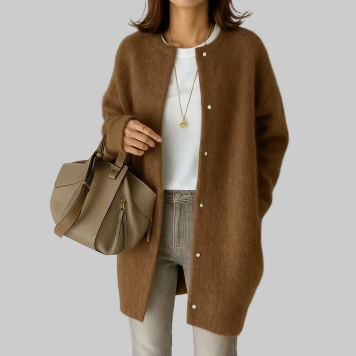Cozy Minimal Soft Knitted Jacket for Women