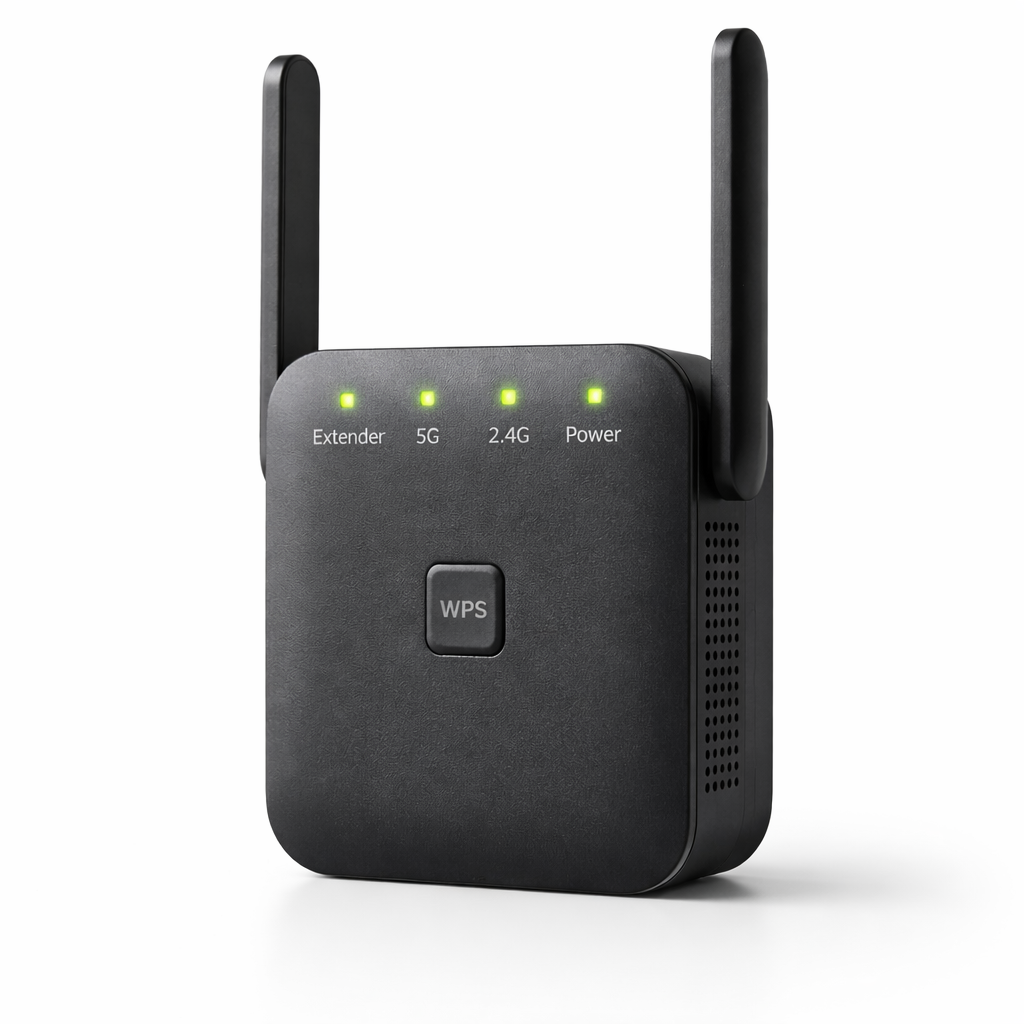 Dual-Band Plug-In Wi-Fi Range Extender