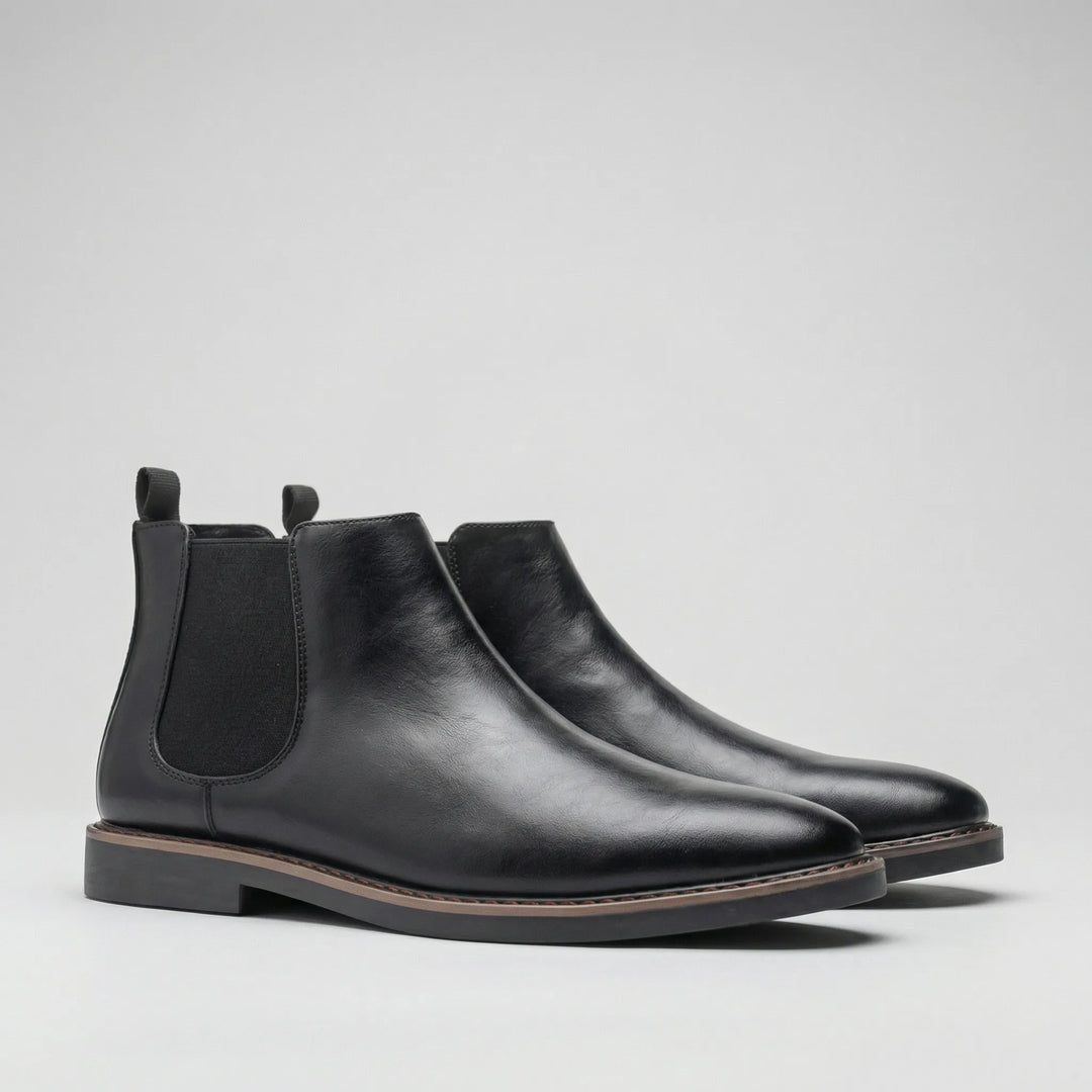 Chelvrox - Slip-On Ankle Chelsea Boot For Men