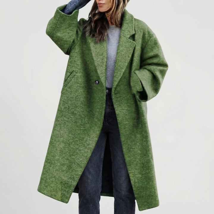 Chromacoat - Colorblock Plaid Longline Coat