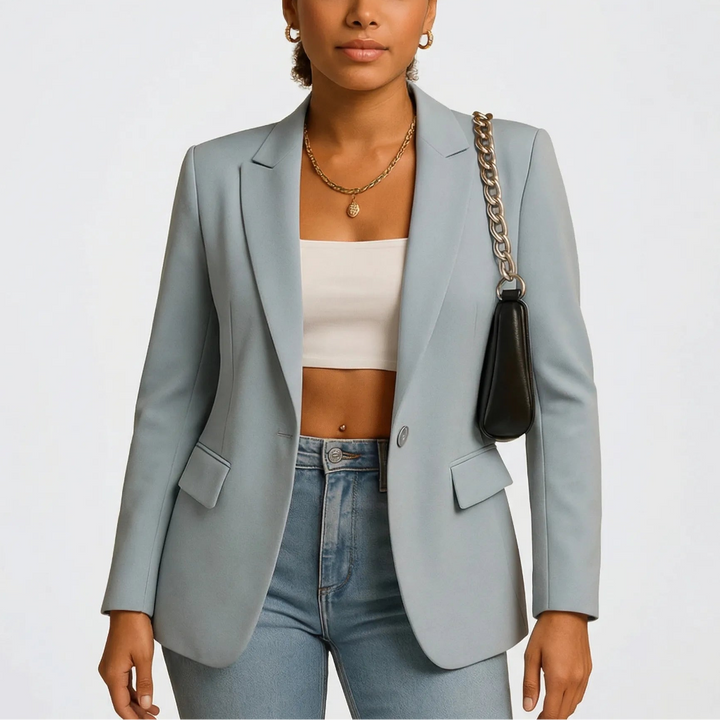 Claireux - Single-Button Structured Women's Blazer