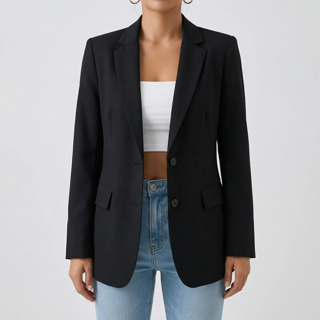 Claireux - Single-Button Structured Women's Blazer
