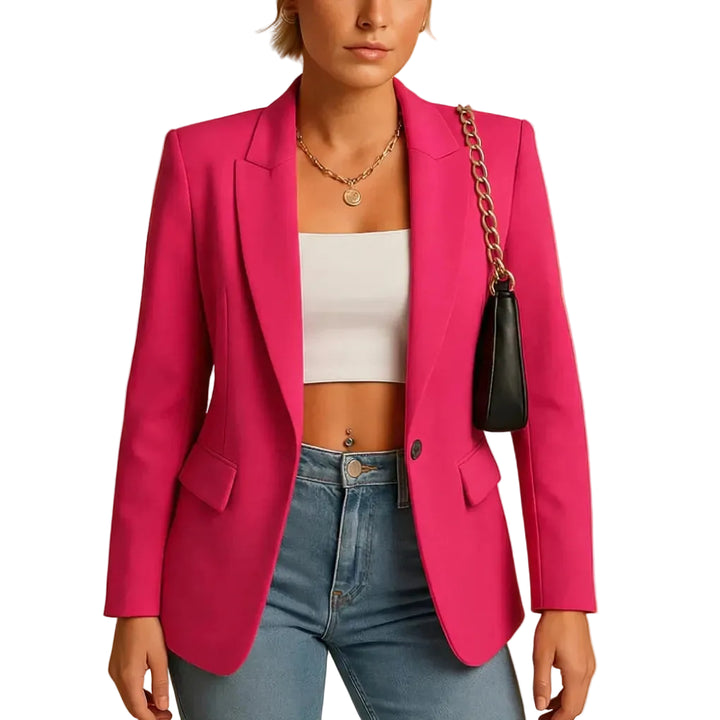 Claireux - Single-Button Structured Women's Blazer