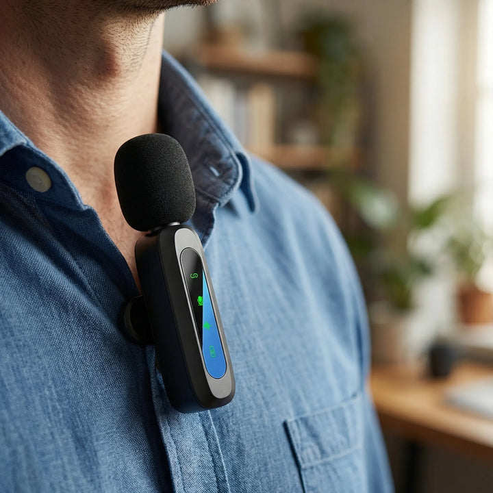 Claravox - Compact Wireless Lavalier Clip-On Microphone