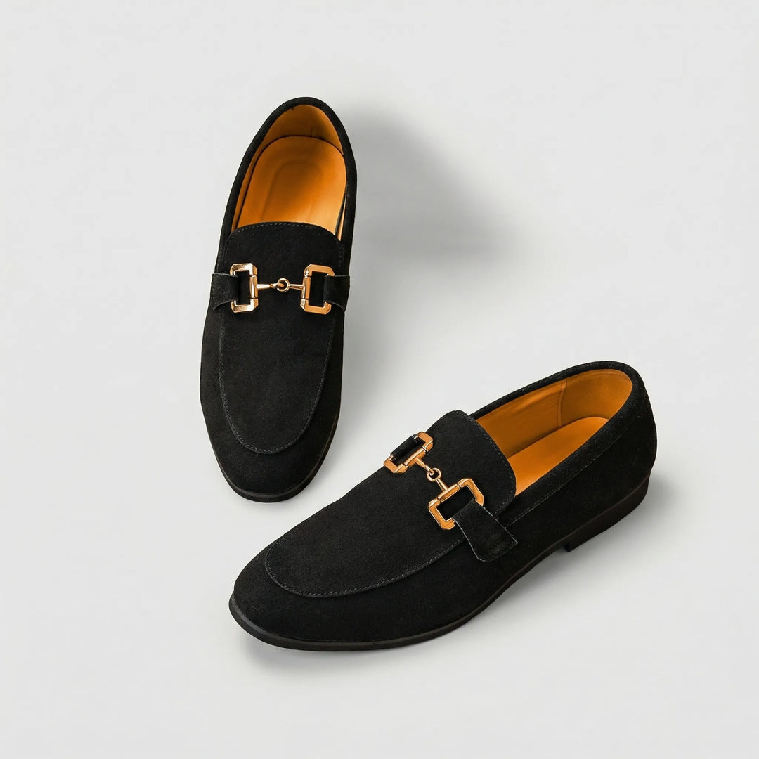 Clarenvo - Horsebit Detail Slip-On Loafer