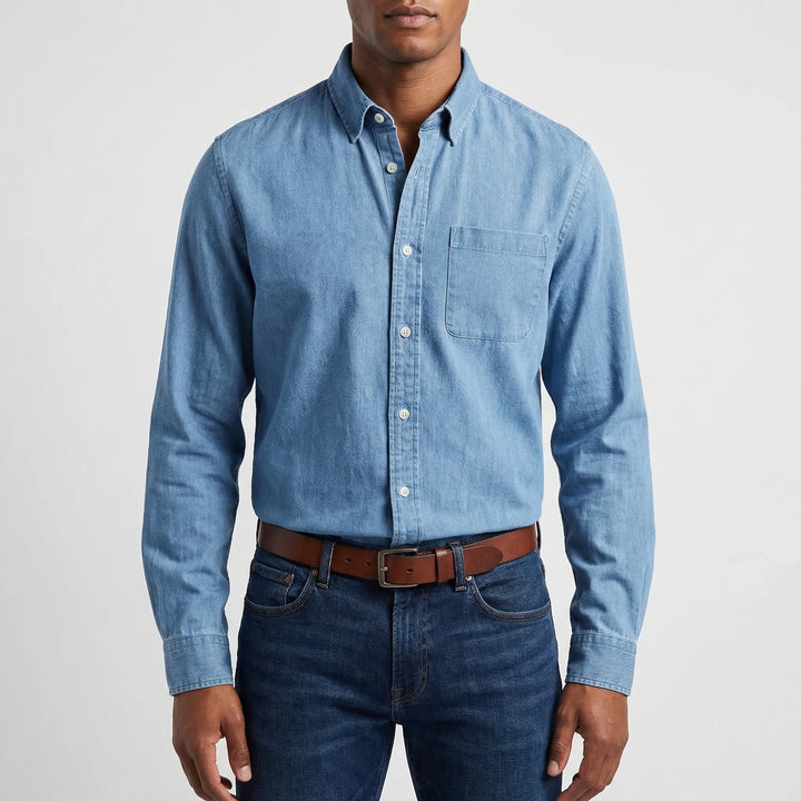 Clarvox - Regular Fit Solid Button-Up Shirt