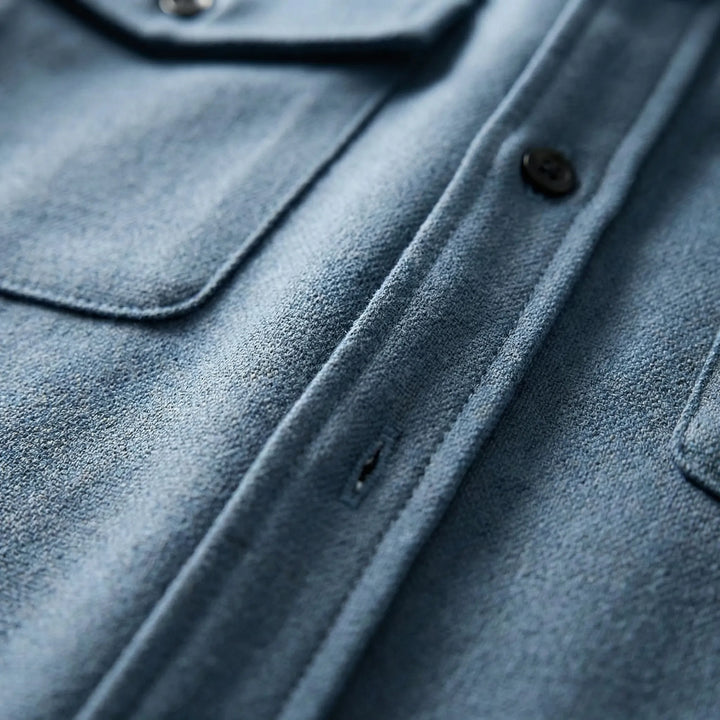 Classivo - Long Sleeve Button-Down Chest Pocket Shirt