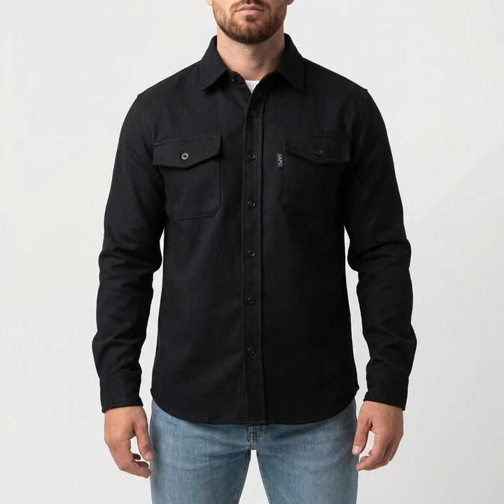 Classivo - Long Sleeve Button-Down Chest Pocket Shirt