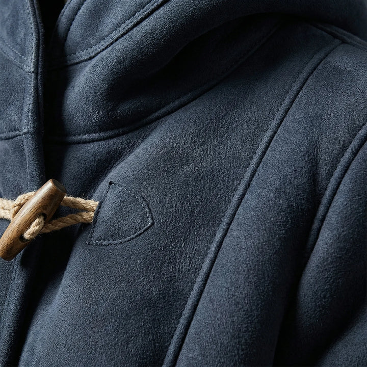Colvara - Hooded Toggle-Closure Mid-Length Coat