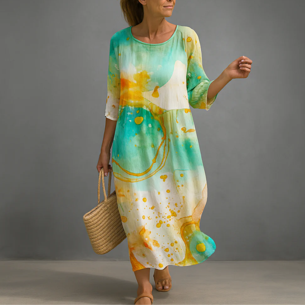Women’s Elegant Floral Summer Dress