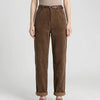 High-Waist Wide-Leg Corduroy Trousers