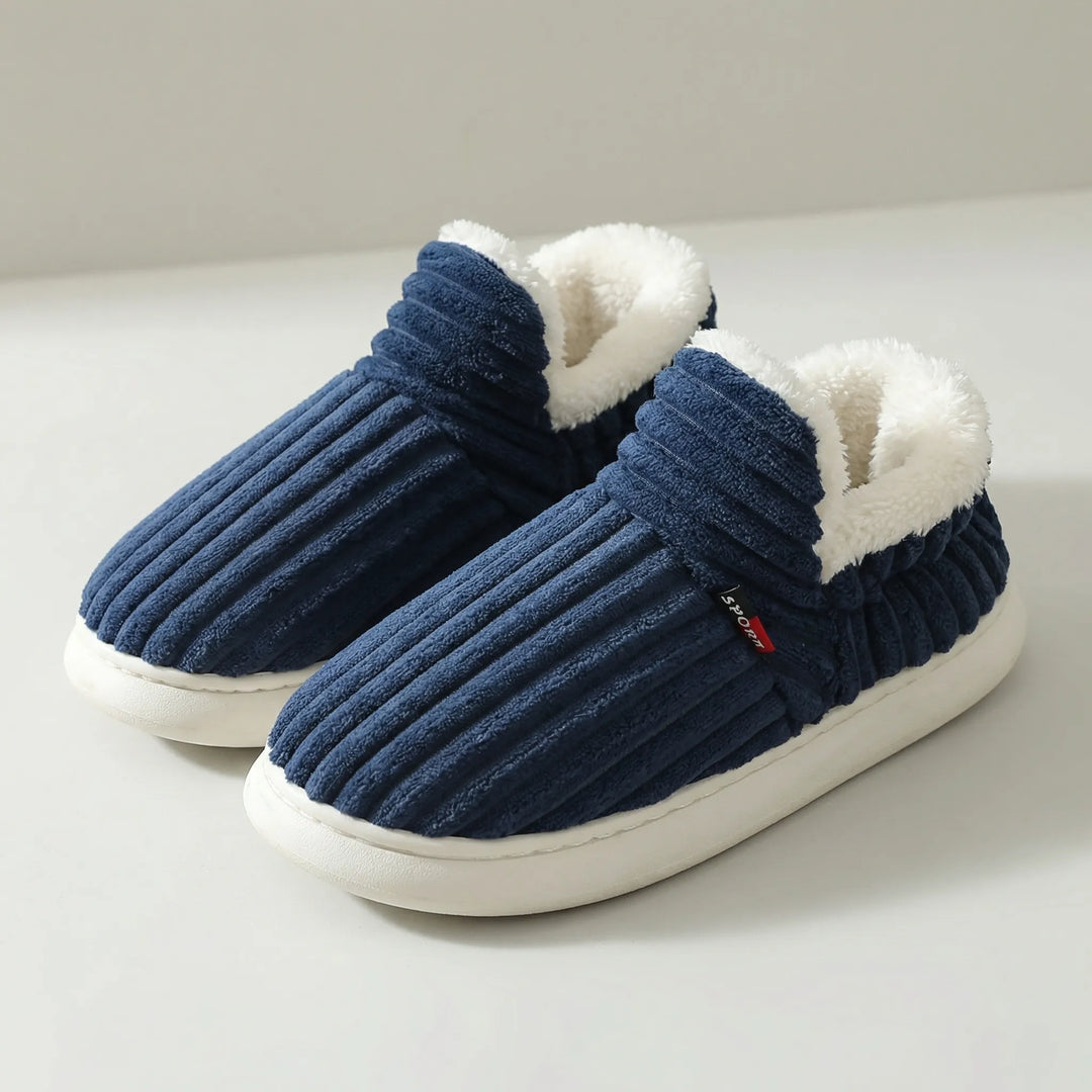 Cozirel - Ribbed Slip-On Indoor Slipper
