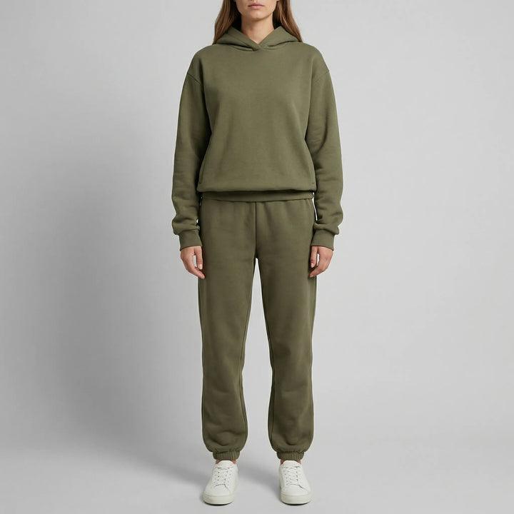 Cozlynx - Hooded Sweatshirt And Jogger Set