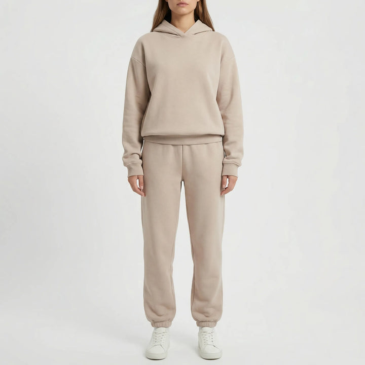 Cozlynx - Hooded Sweatshirt And Jogger Set