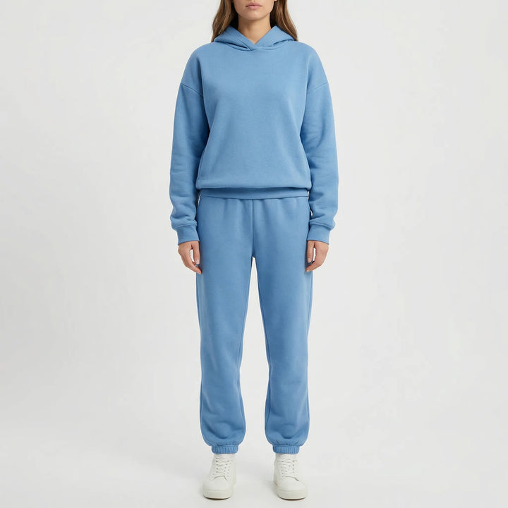 Cozlynx - Hooded Sweatshirt And Jogger Set