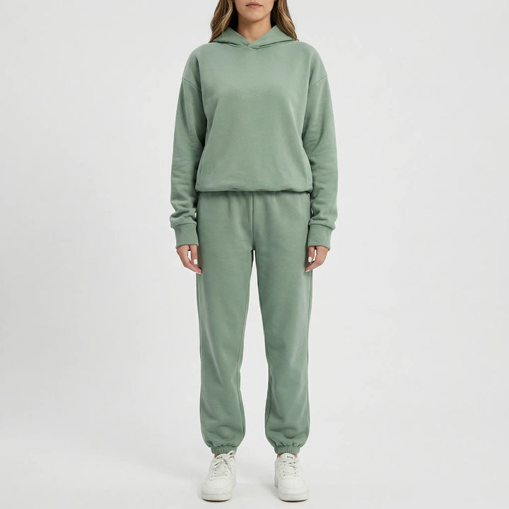 Cozlynx - Hooded Sweatshirt And Jogger Set