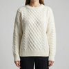 Crew Neck Cable Knit Sweater