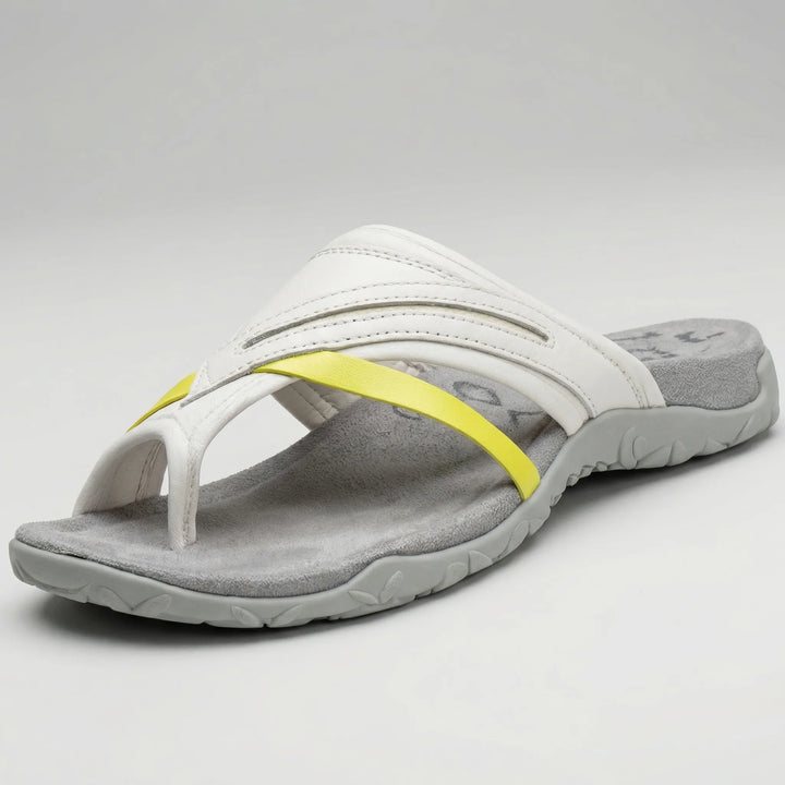 Crossella - Cross Strap Slip-On Sandal