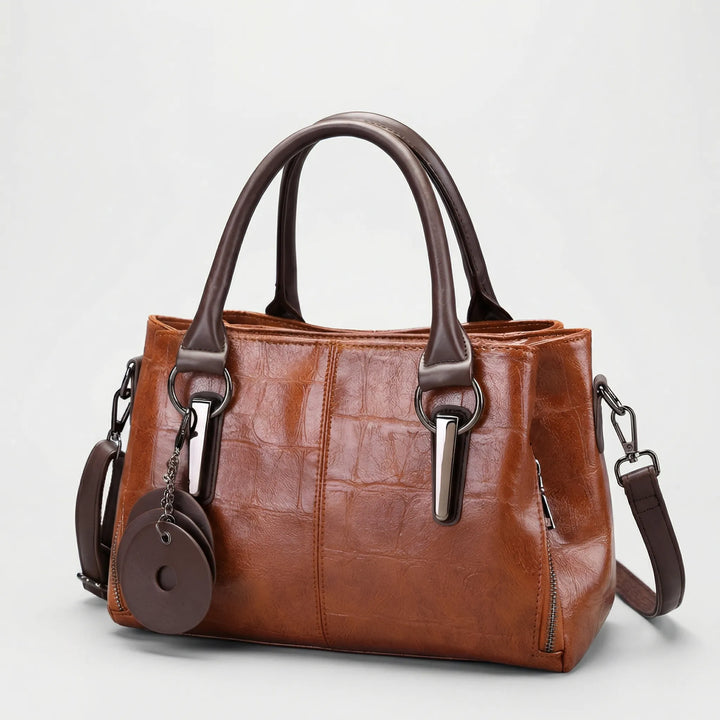 Crostova - Structured Boston-Style Top Handle Bag