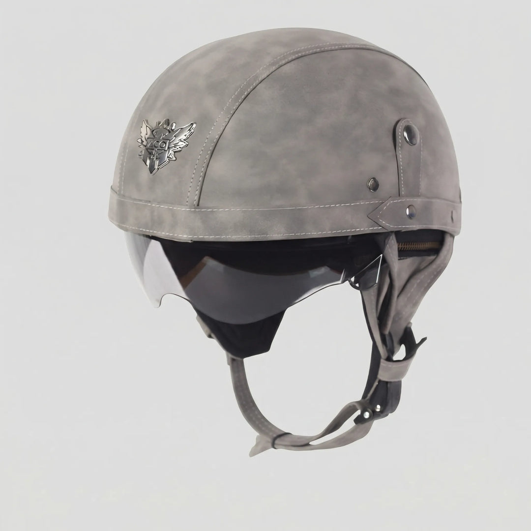 Cruisvik - DOT-Certified Vintage Half Helmet