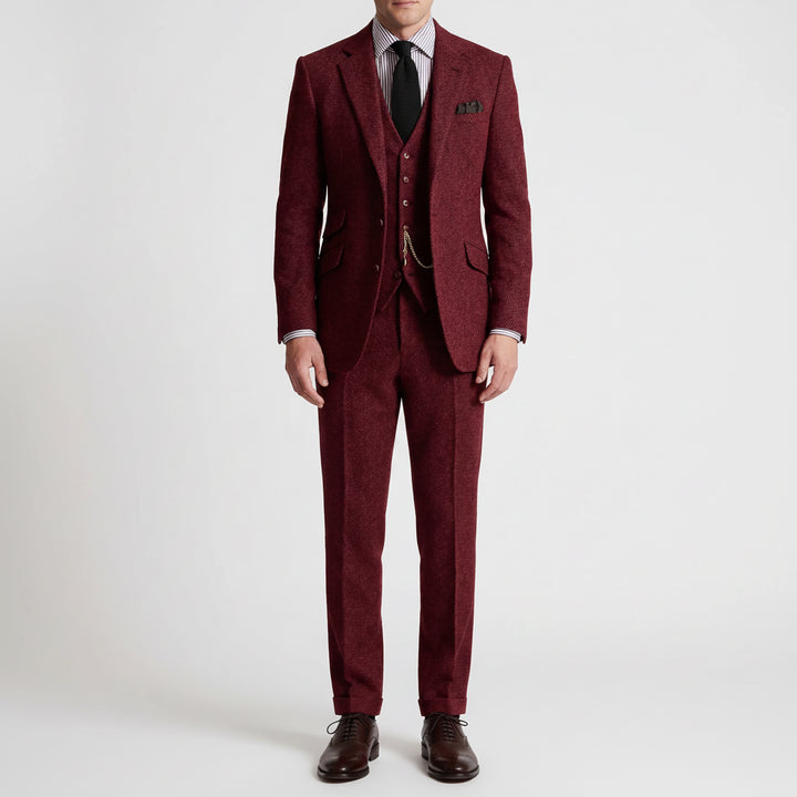 Dapsworth - Three-Piece Single-Breasted Formal Suit Set