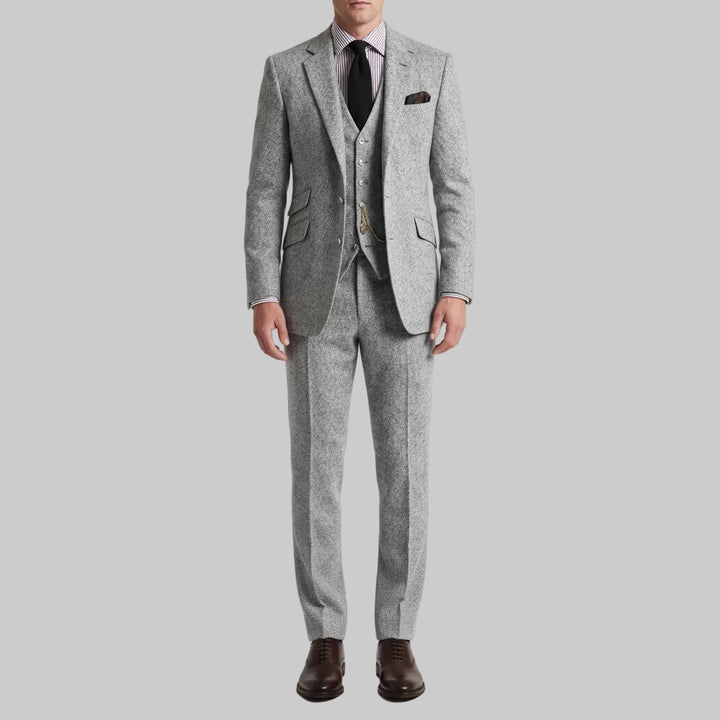 Dapsworth - Three-Piece Single-Breasted Formal Suit Set