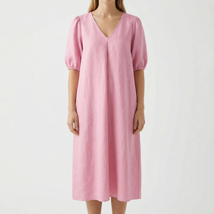 Driftella - Midi Length Relaxed Silhouette Dress