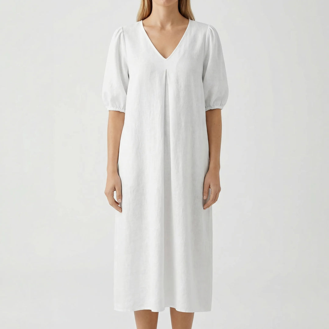 Driftella - Midi Length Relaxed Silhouette Dress