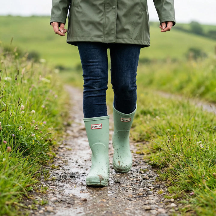 Drizzla - Mid-Calf Waterproof Women's Rain Boot