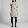 Hooded Knee-Length Rain Trench Coat