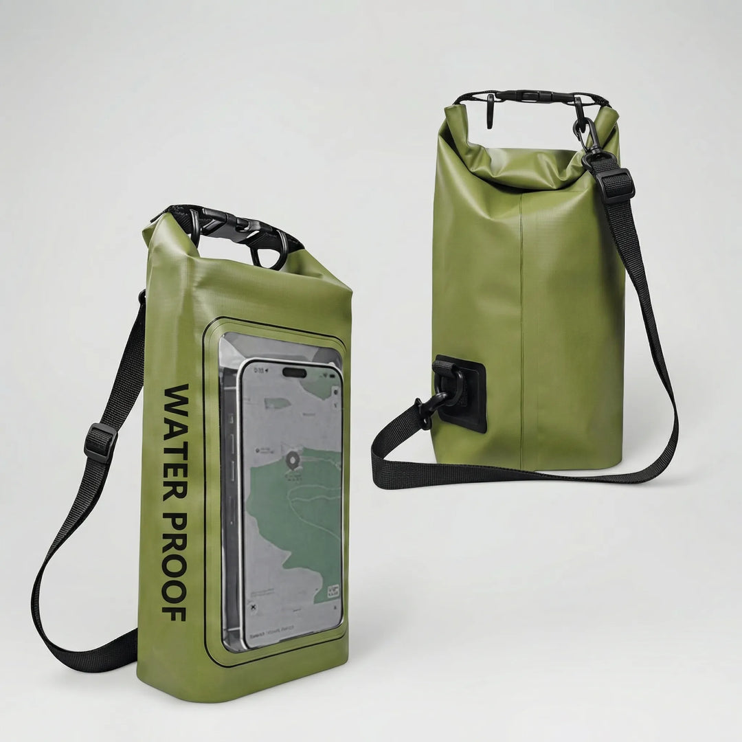 Dryventure - Waterproof Roll-Top Dry Bag With Phone Window