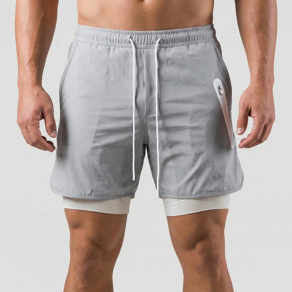 Dualstride - 2-In-1 Compression Training Shorts