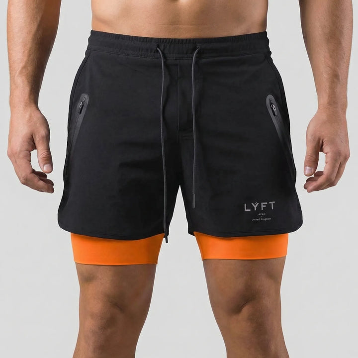 Dualstride - 2-In-1 Compression Training Shorts
